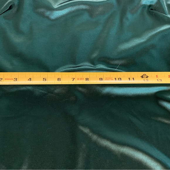 Forest Green Maxi One Shoulder Dress - Picture 10 of 13